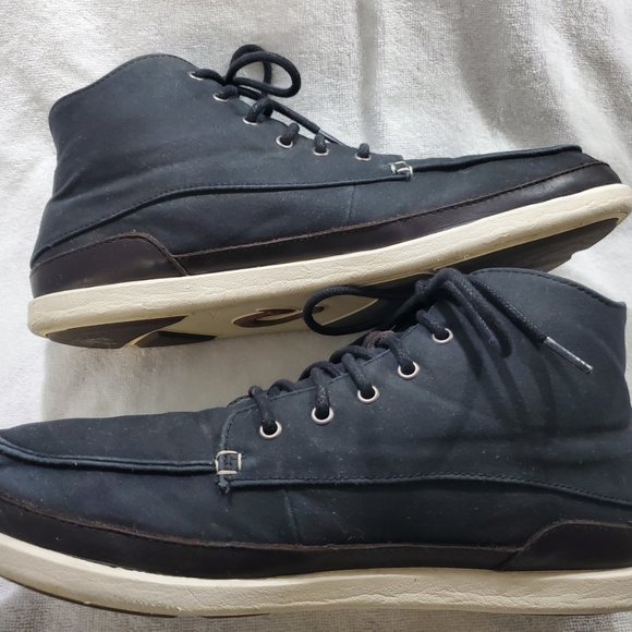 OluKai Black Chukka Boots main image 4